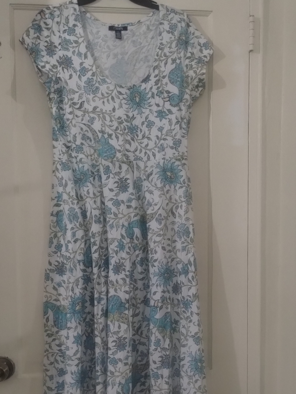 Chaps Flower Short Sleeve Dress